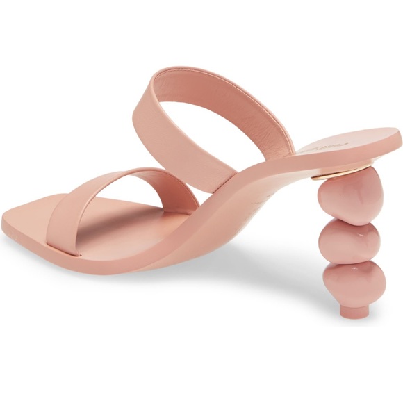 Cult Gaia Meta Slide Sandal - Blush 7US - Picture 2 of 4